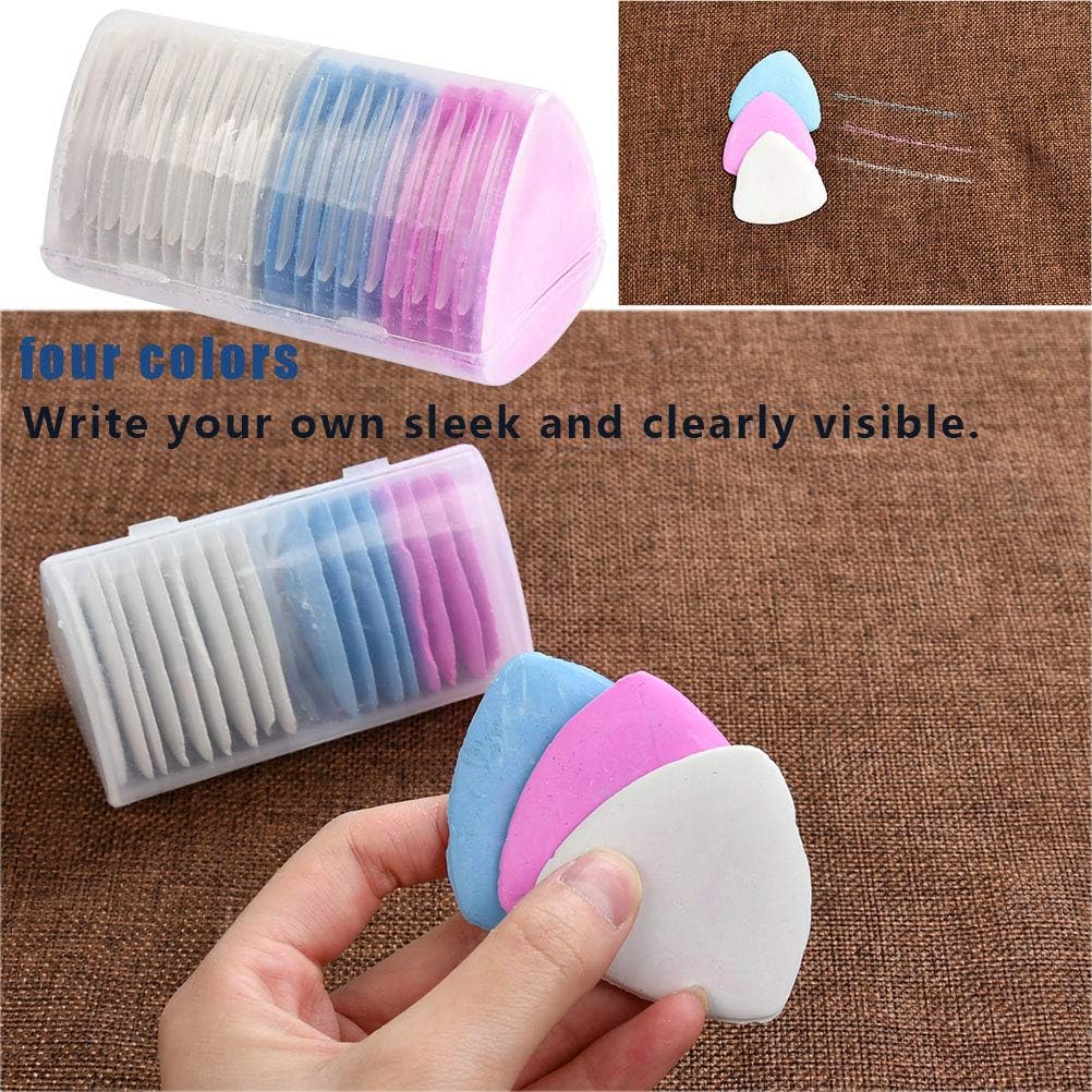 ATPWONZ Sewing Measuring Tools Kit with 5 in 1 Sliding Gauge, Multipurpose Sewing Clips, Triangle Chalks for Sewing Notions & Accessorie, Sewing Beginner Work