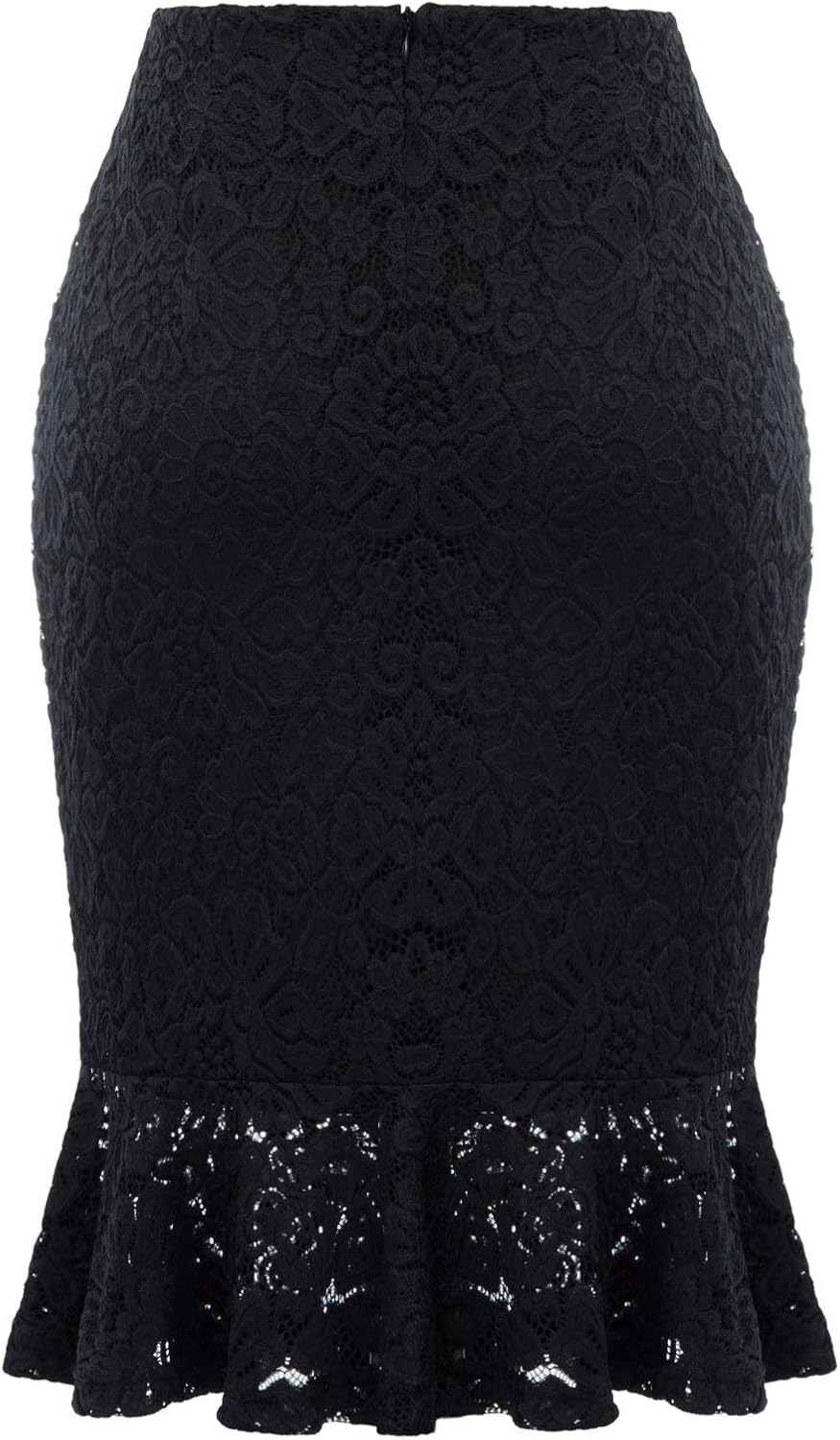 GRACE KARIN Womens Elastic Waist Wear to Work Lace Mermaid Pencil Skirt at  Women’s Clothing store