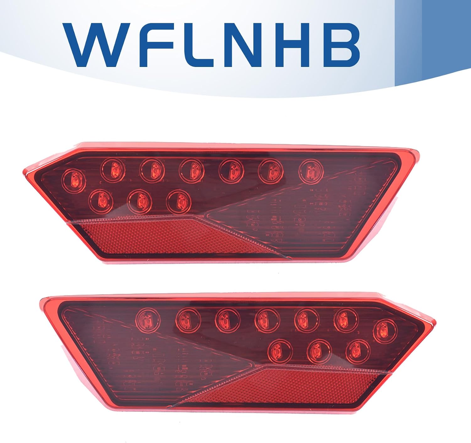 WFLNHB Pair Red Tail Light Rear Lamp Replacement for Polaris RZR 1000 XP 900 900s Tubro 2014 2015 2016 2017 2018 2019