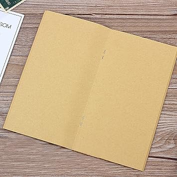 Set of 5 Refills Refillable Inserts for Notebook Travelers Journals Diary Notepad for Business, Poetry, Writing, Diary, Sketch
