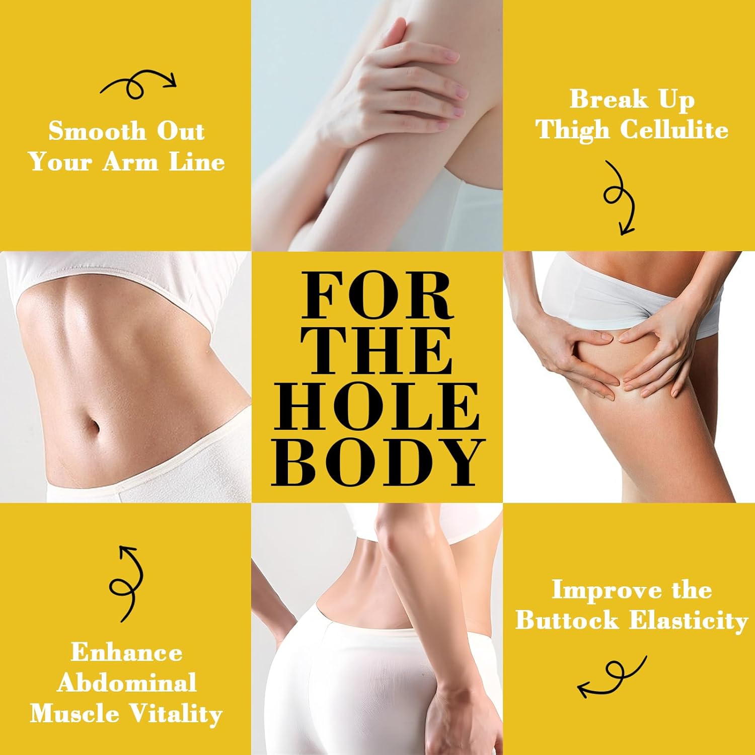 Anti Cellulite Massage Oil with Massager, Collagen and Stem Cell Skin Tightening Oil Natural Cellulite Remover Therapy Oil for Cellulite & Stretch Mark, Valentines Day Gifts for Women Men - Image 6