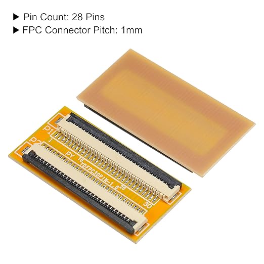 Placa Extensión FFC FPC 28 Pines 1mm Paso para Conectores Electrónicos miniatura 3