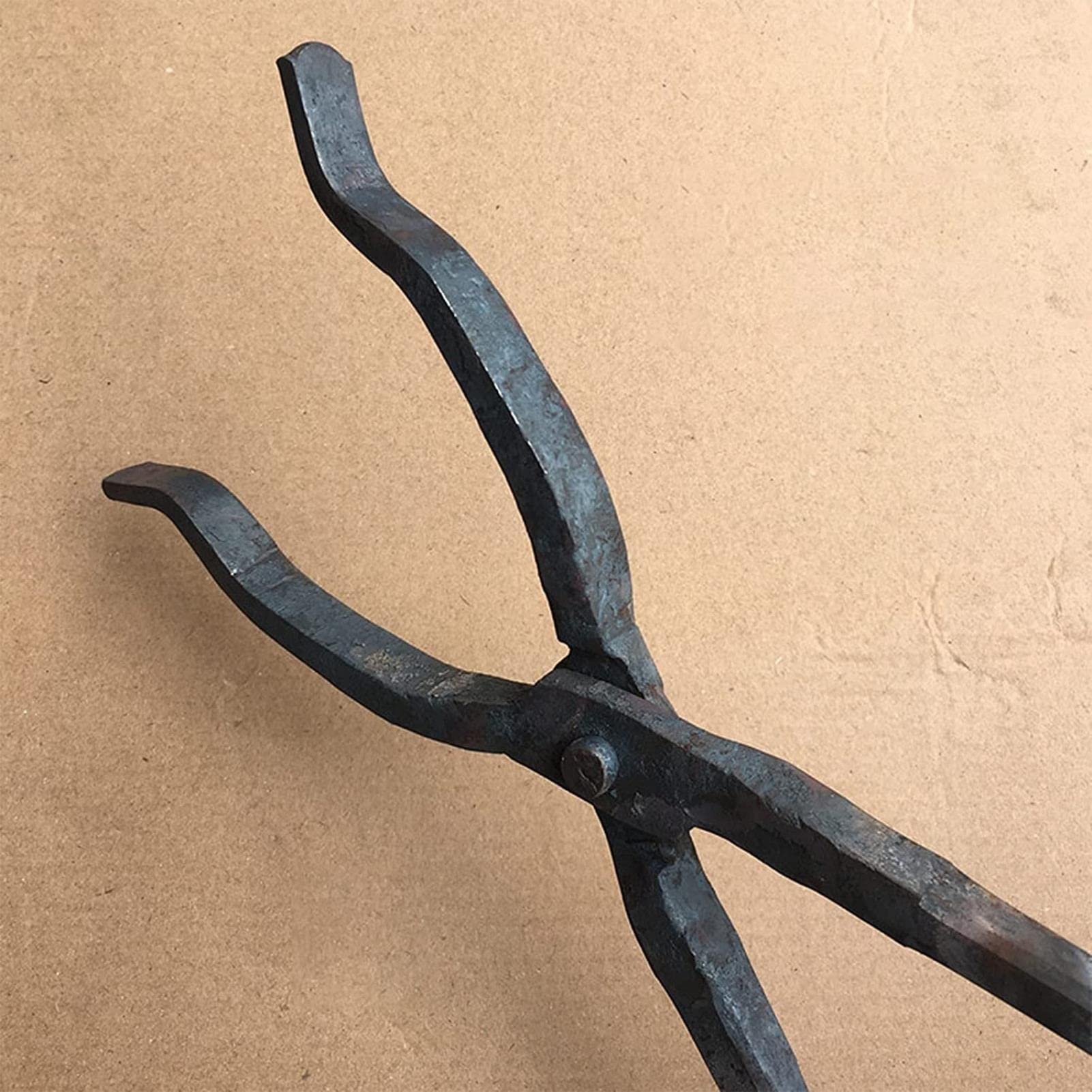 Tenazas de herrero,Tenaza de forja Ponga De Herrero Compensado De Blacksmith For Cuchillo De Yunque Que Fabrica Una Longitud De Herrero De 500 Mm, La Pinza De Herrero Se Puede Calentar Ingeniero De He