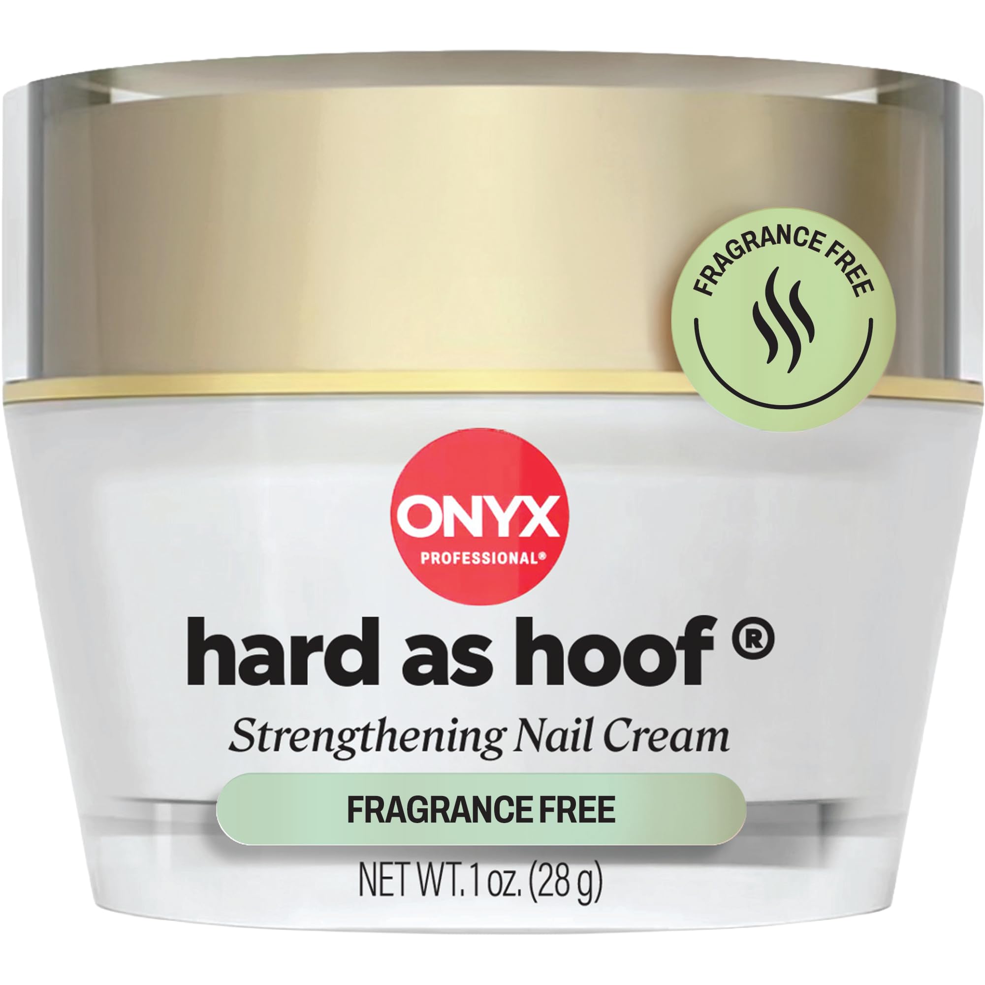 Hard As Hoof Nail Strengthening Cream, Unscented - Nail Growth & Conditioning Cuticle Cream Stops Splits, Chips, Cracks & Strengthens Nails, 1 oz