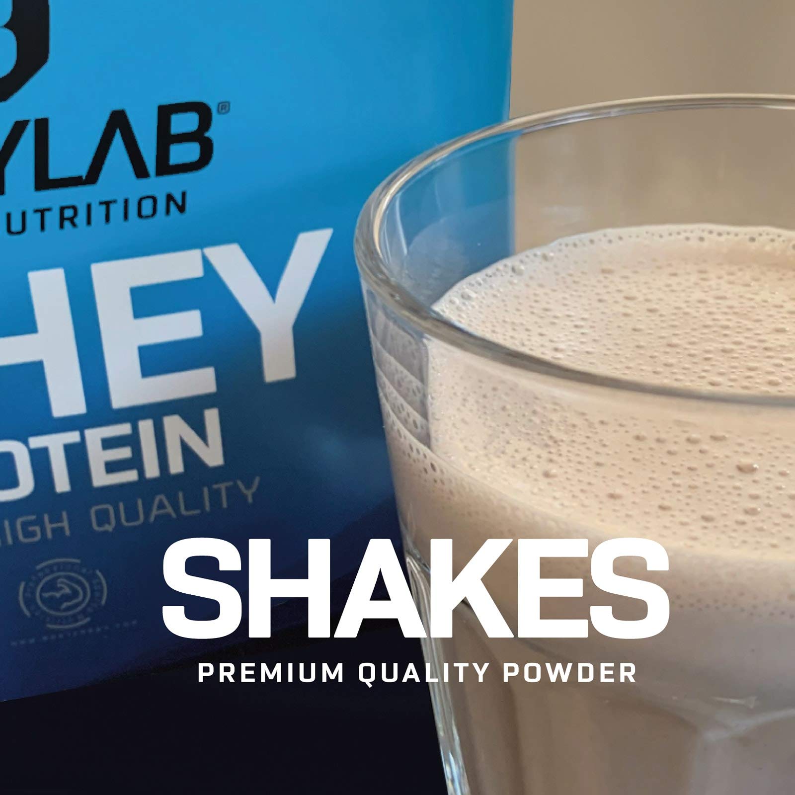 Bodylab24 Megadeal 24 Stunden Eiweiß, Whey Protein Vanille, Protein-6 Vanille und Shaker für Kraftsport und Fitness, kann den Aufbau und Erhalt von Muskelmasse unterstützen