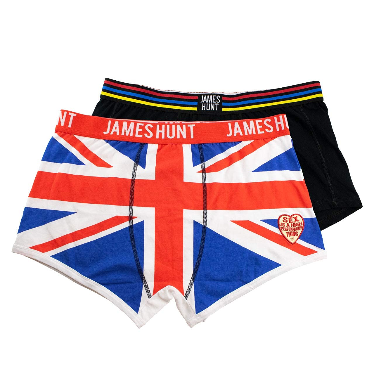 MBA-SPORTJames Hunt Boxer Shorts Helmet + Union Jack Twin Pack