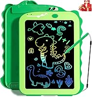 HomePage 8.5 Inch LCD Writing Tablet for Kids - Colorful Dinosaur Doodle Board, Mess-Free Educational Drawing Pad Toy for Boys Girls 3-8 Years Old Birthday Gifts