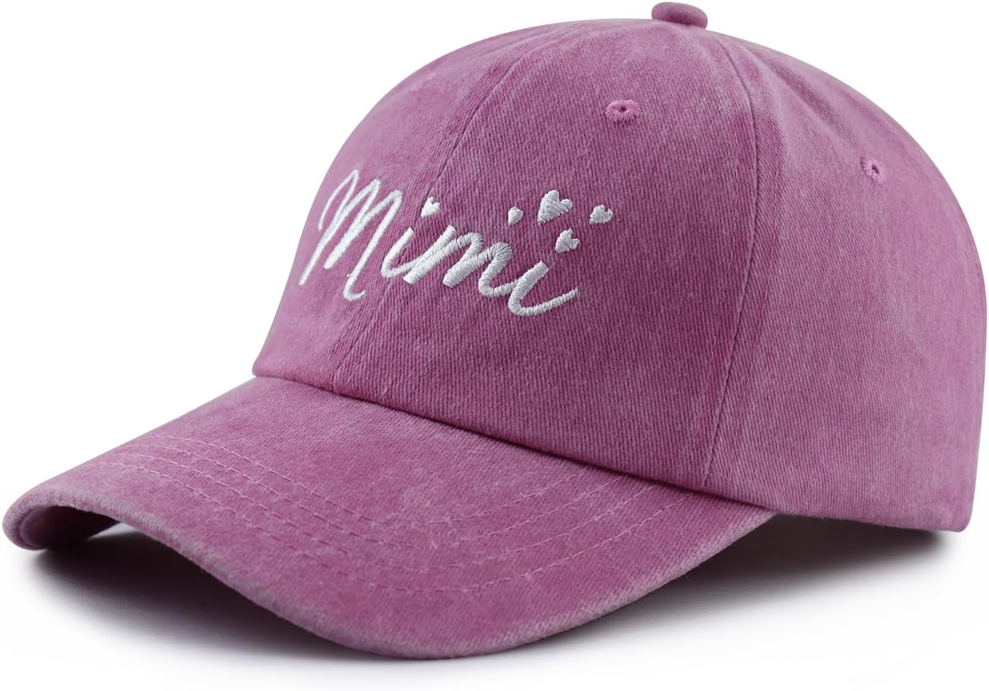 Nana Gigi Mimi Hat for Women, Funny Adjustable Cotton Embroidered Grandma Baseball Cap - Image 2