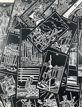 限定特価品✨高級感溢れる美しいカード✡明晰夢タロットカード ブラックver Amazon.co.jp: 【明るい色彩のセクシー系タロットカード