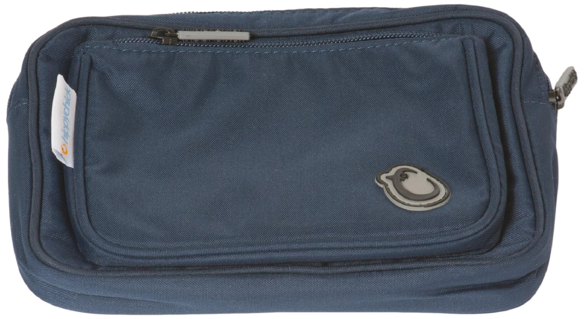 HippychickHipseat Accessory Bag/Travel Pouch with 2 Pockets, Can Be Used with The Back-Saving Baby Seat Carrier, Navy Blue