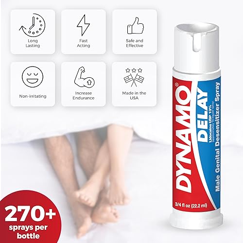 Miniatura 3 de Screaming O - Dynamo Delay Spray, paquete de 2 - Aerosol icónico de eyección retardada - Spray de control climax para hombres, spray de lidocaína,