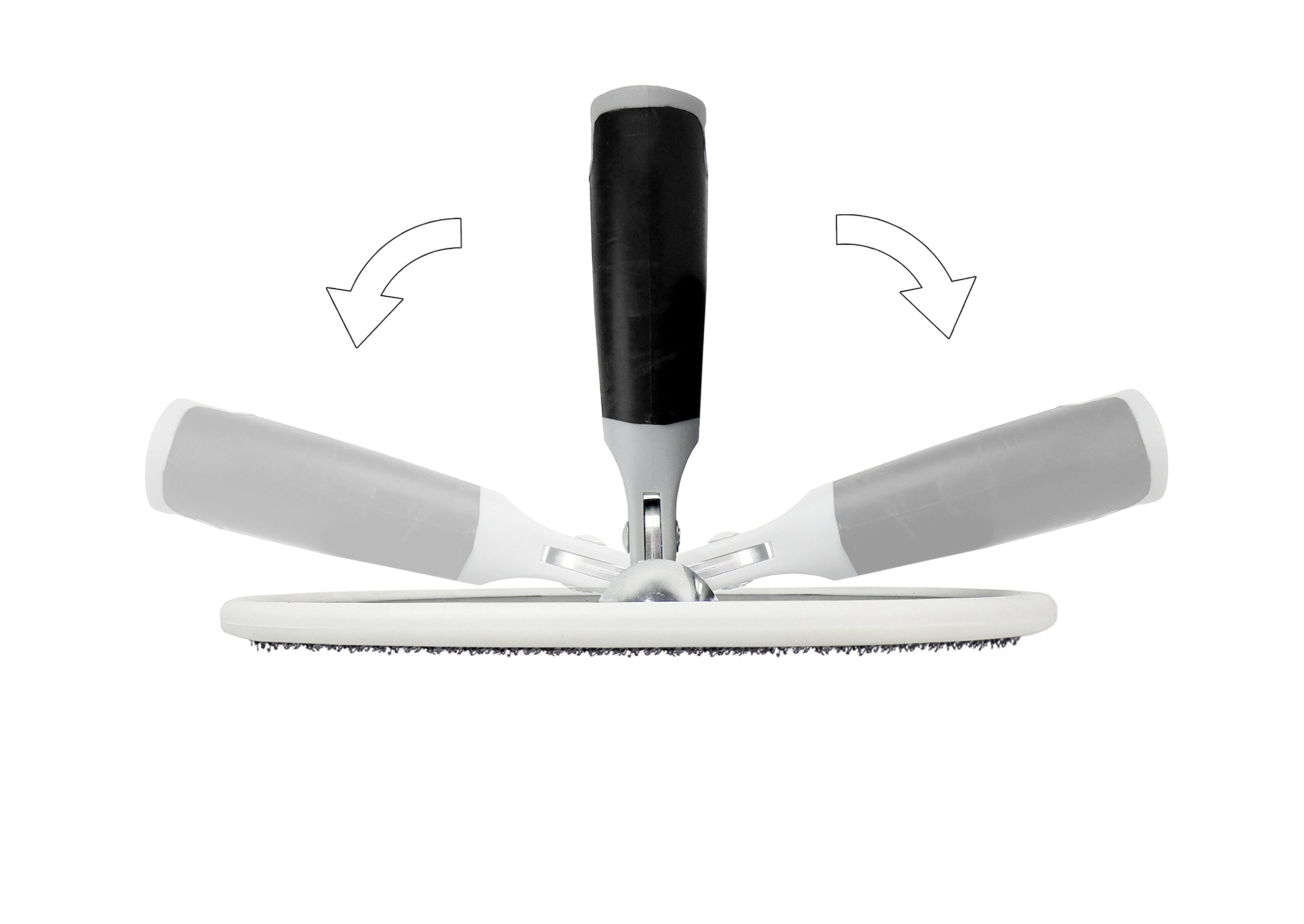 Werku Lijadora Circular Para Paredes Y Techos Disco 225 Mm – Orientable 180º, Incluye 3 Discos De Lija, Agarre Ergonómico