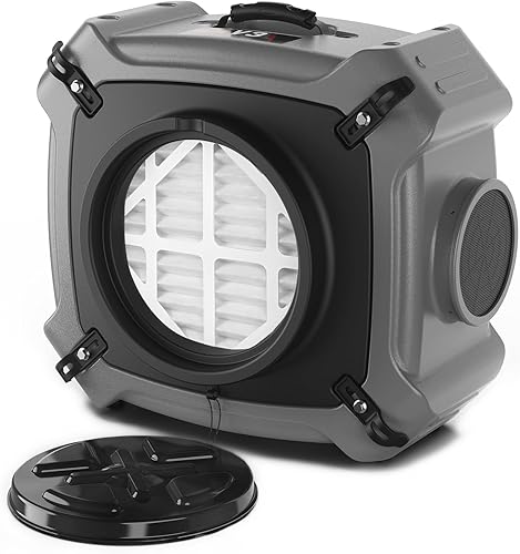 Abestorm V3 - Limpiador de aire industrial comercial con filtro MERV-10, filtro HEPAcarbón activado para eliminación de olores, máquina limpiadora disponible en Yaxa Colombia