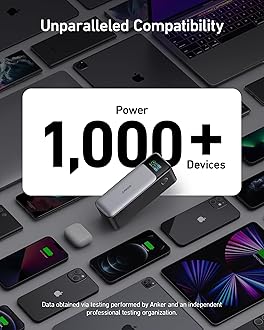 Anker Power Bank, 24,000mAh 3-Port Portable Charger with 140W Output, 737 (PowerCore 24K), Smart Digital Display, Compatible with iPhone 16/15/14/13 Series, Samsung, Dell, AirPods, and More