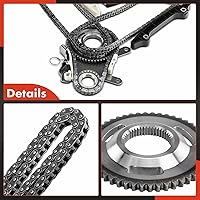 Vista 9 de A-Premium Kit de cadena de distribución del motor con tensor - compatible con SOHC, 6Cyl 3.7L - Compatible con Dodge, Ram, Jeep y Mitsubishi