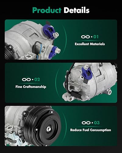 Miniatura 217 de SCITOO CO 10739C - Compresor de CA compatible con Honda Element 2.4L 2003 2004 2005 2006 2007 2008 2009 2010 2011