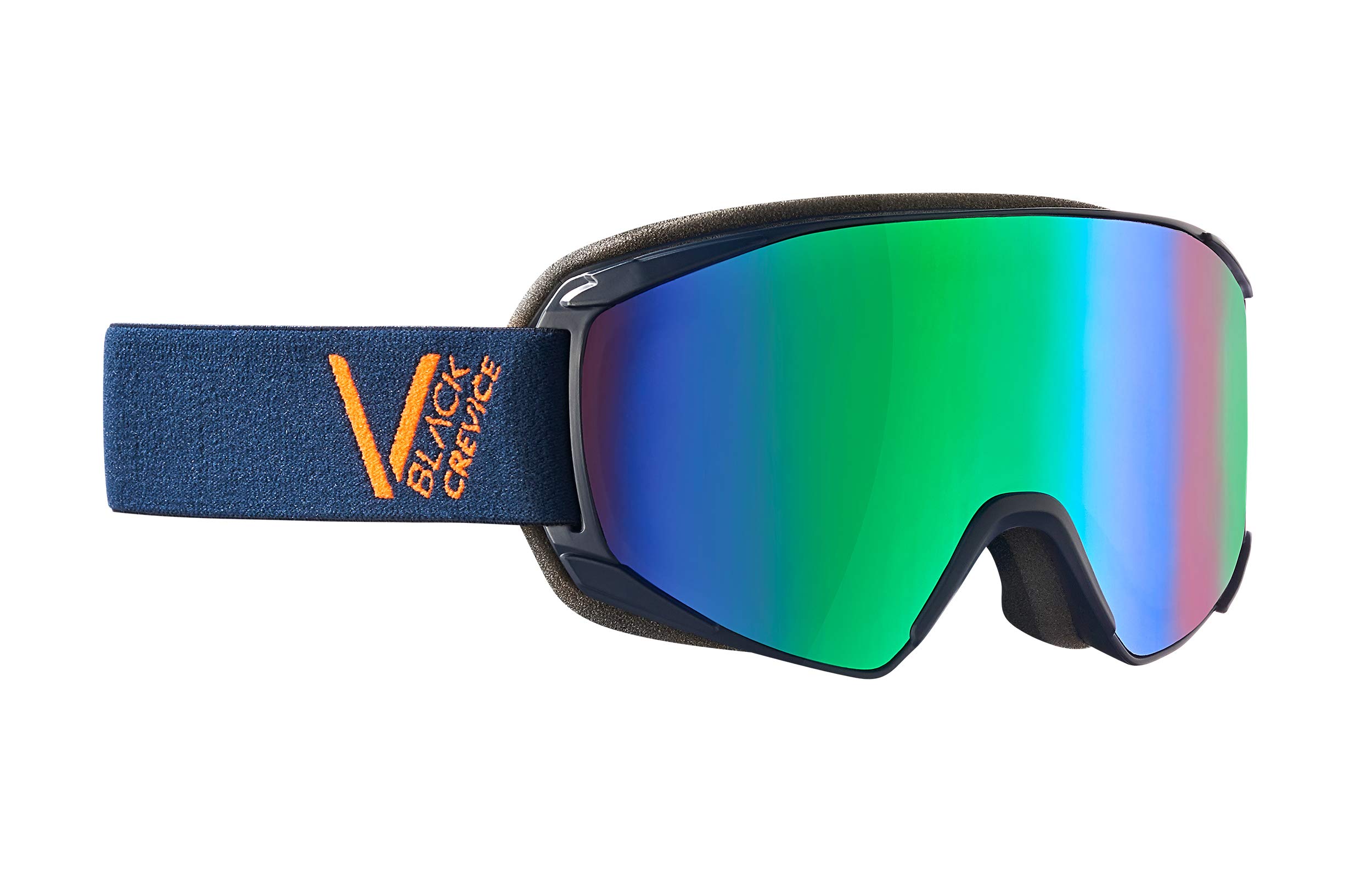Black Crevice Skibrille Schladming I Ski-Brille in verschiedenen Farben I Skibrille Herren & Damen mit bruchfester Doppelscheibe I Anti-Fog-Beschichtung & UV 400 Schutz I größenverstellbar