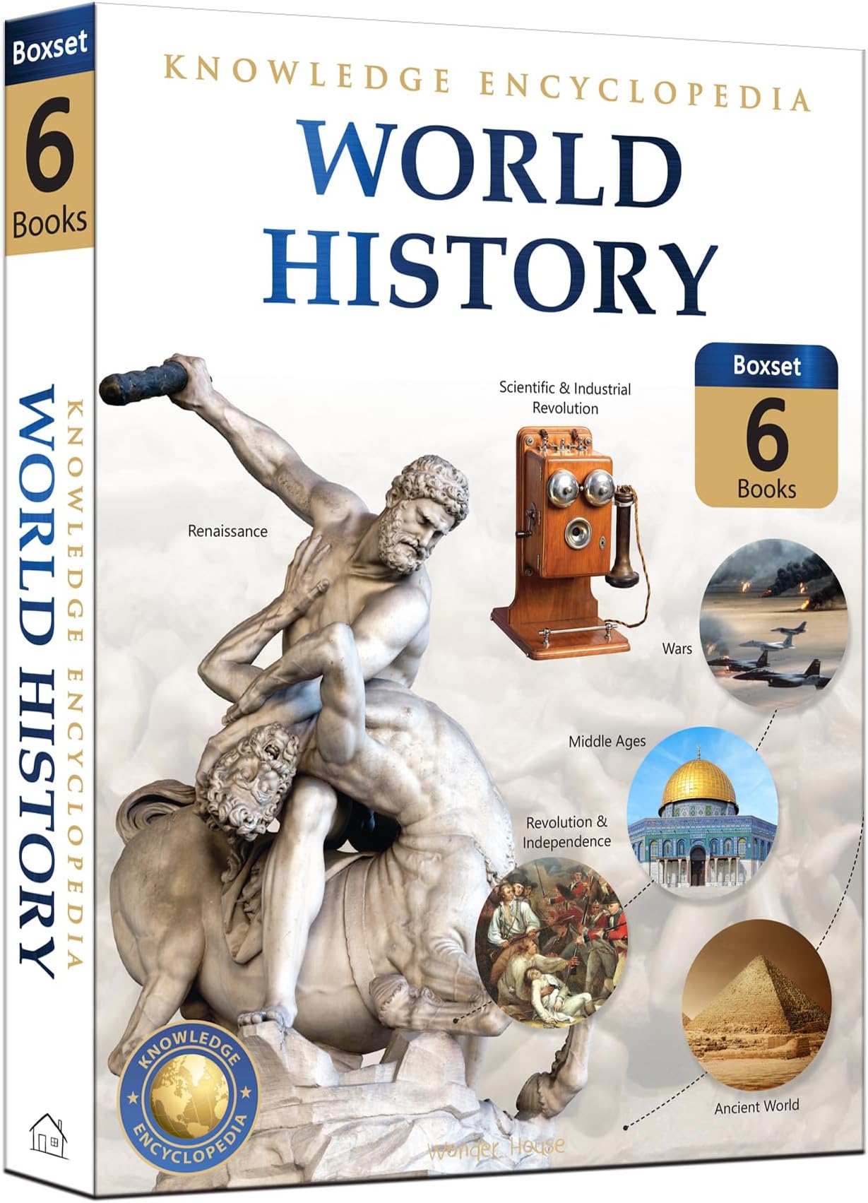 – Wonder House Books World History - Collection of 6 : Knowledge Encyclopedia For Children (Box Set)