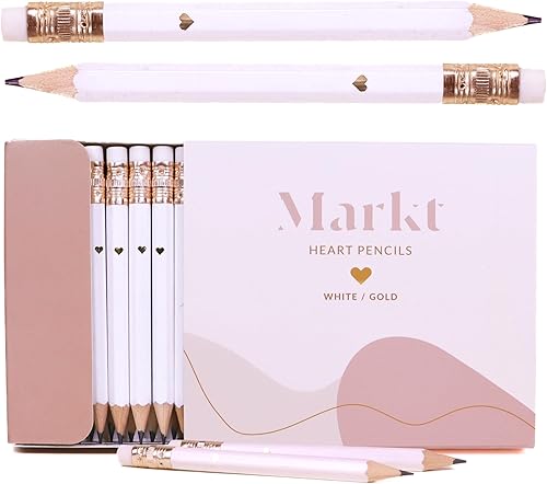 Lápices de corazón para juegos de baby shower y juegos de despedida de soltera, mini lápices, juego de lápices pequeños para premios de juegos,