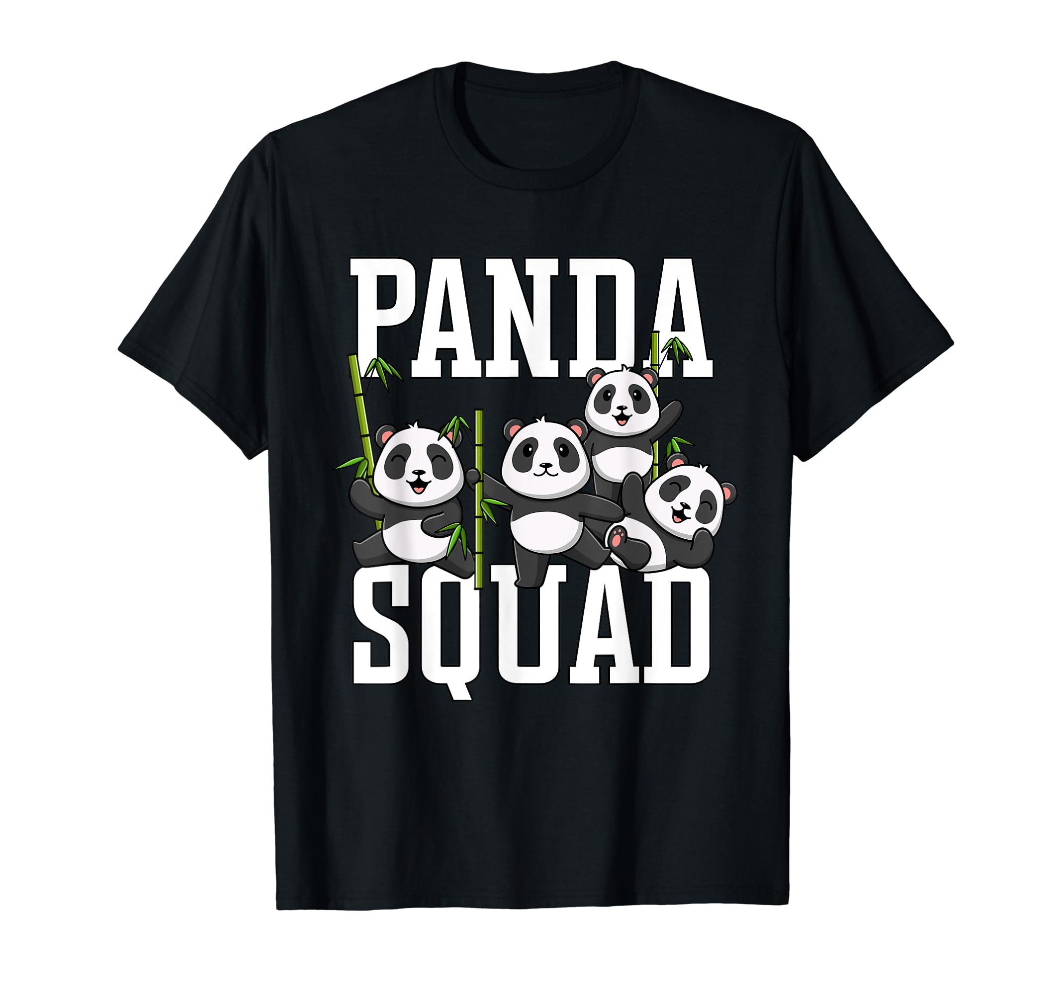 Panda Squad Family Birthday PartyCute Panda Family Graphic Panda Squad T-ShirtOEKO-TEX STANDARD 100