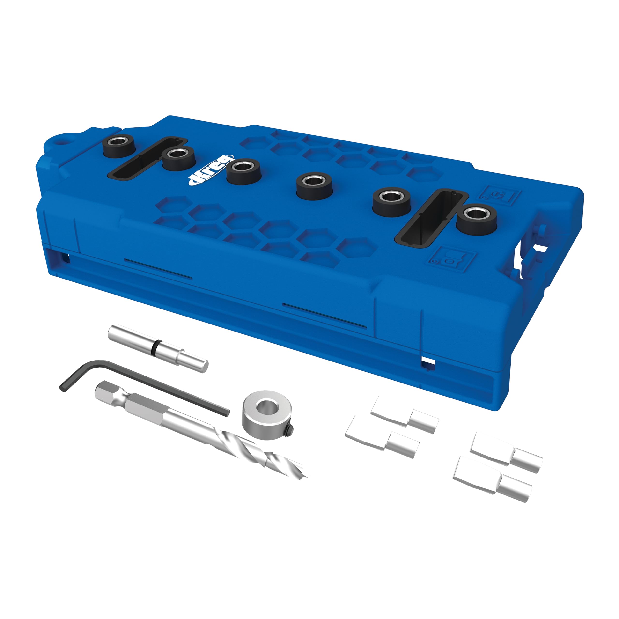 KregKMA3232 Shelf-Pin Jig 5 mm - Drilling Guide for Shelves - Shelf Pin Drilling Jig - Steel-Enforced Drill Guide - Woodworking Tools & Accessories