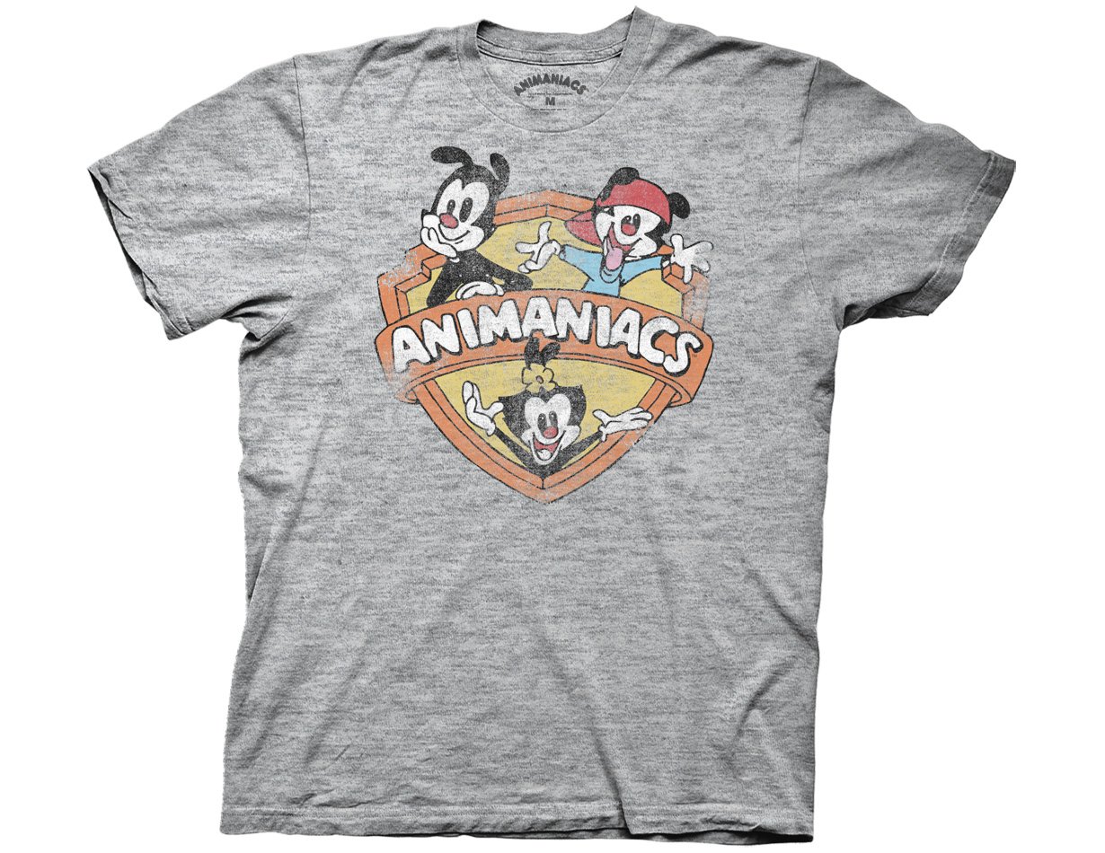 Animaniacs Adult Unisex Vintage Logo Light Weight Crew T-Shirt