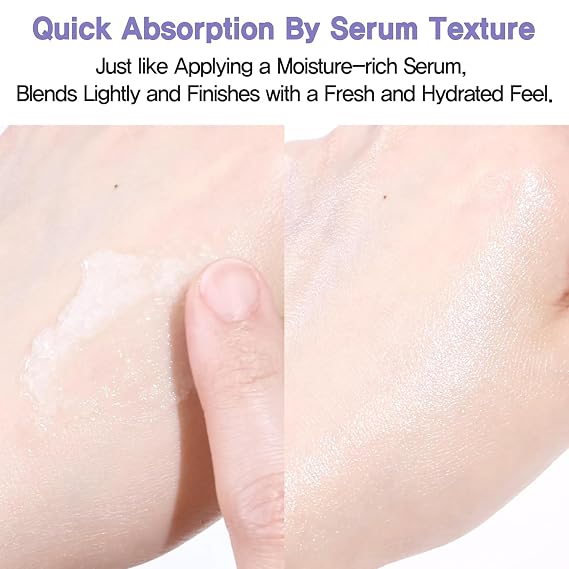 espoir Water Splash Sun Serum SPF50+ PA+++3,000ppm Caffeine for Reducing Puffiness,Enhancing Skin Elasticity, Non-Oily Hydrating Sunscreen,Vegan,Beach Essentials, Clear Sunscreen1.69 Fl Oz.