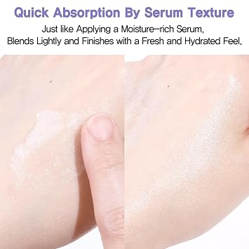 espoir Water Splash Sun Serum SPF50+ PA+++3,000ppm Caffeine for Reducing Puffiness,Enhancing Skin Elasticity, Non-Oily Hydrating Sunscreen,Vegan,Beach Essentials, Clear Sunscreen1.69 Fl Oz.