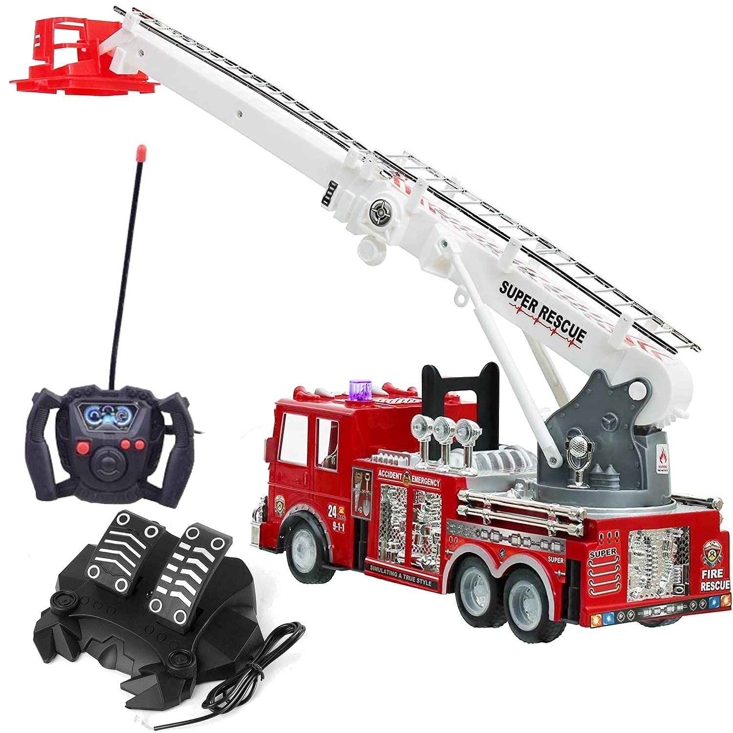 Amazon.com: Liberty Imports 13-Inch Big RC Rescue Fire