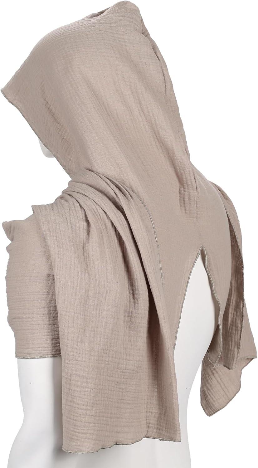 Ultrafun Medieval Renaissance Shawl Scarf Cape Men Women Multifunctional Hooded Cowl Halloween Cosplay Costume Accessories - Image 4