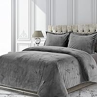 Vista 10 de Sheets N More Fundas de almohada de terciopelo suaves y transpirables, 2 fundas de almohada, tamaño King (20 x 40 pulgadas), color azul real, liso