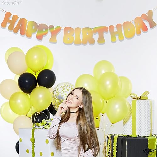 Miniatura 8 de Happt Birthday - Bandera iridiscente, color dorado