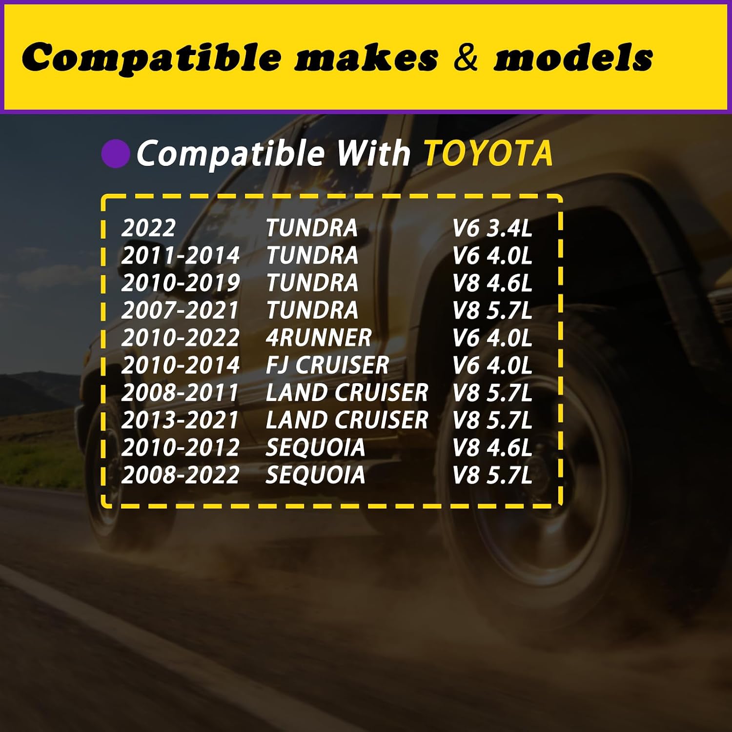 4pcs Left and Right Engine Variable Valve Timing VVT Solenoid Compatible with Toyota 4Runner Tundra Sequoia Fj Cruiser Land Cruiser Fit for Lexus IS250 IS350 RC350 GS350 GS450h GS460 GX460 LS460 07-24