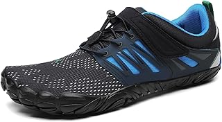 Barfußschuhe Herren Barfussschuhe Damen Barfuss Schuhe Zehenschuhe Outdoor Fitnessschuhe rutschfest Traillaufschuhe Barefoot Shoes mit Zero-Drop Solhe,Gr.35-48 EU