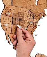 Vista 13 de Enjoy The Wood Mapa del mundo de madera 3D, arte para pared, decoración de pared de madera grande, idea de regalo de inauguración de la casa, idea