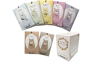 14 Packs Watermark Scented Sachets for Freshening Drawers and Closets