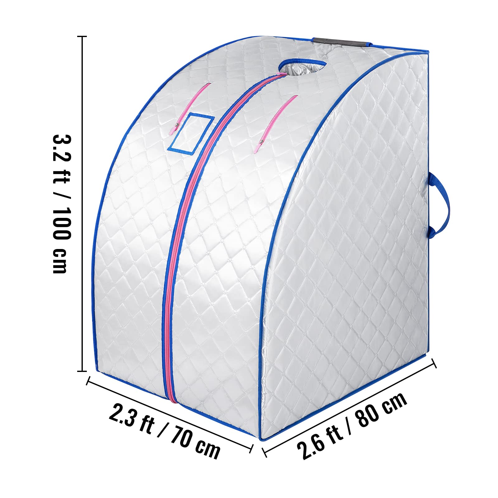 Sauna de Infrarrojos 1000W Sauna Iinfrarroja Portable Sauna Terapéutica Caja de Sauna Infrared Sauna