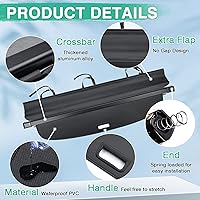 Vista 528 de Powerty Cubierta de Carga para Accesorios Kia Sportage 2023-2025 2026, Textura de Lona Cubierta Retráctil para Maletero Trasero de Carga de Equipaje