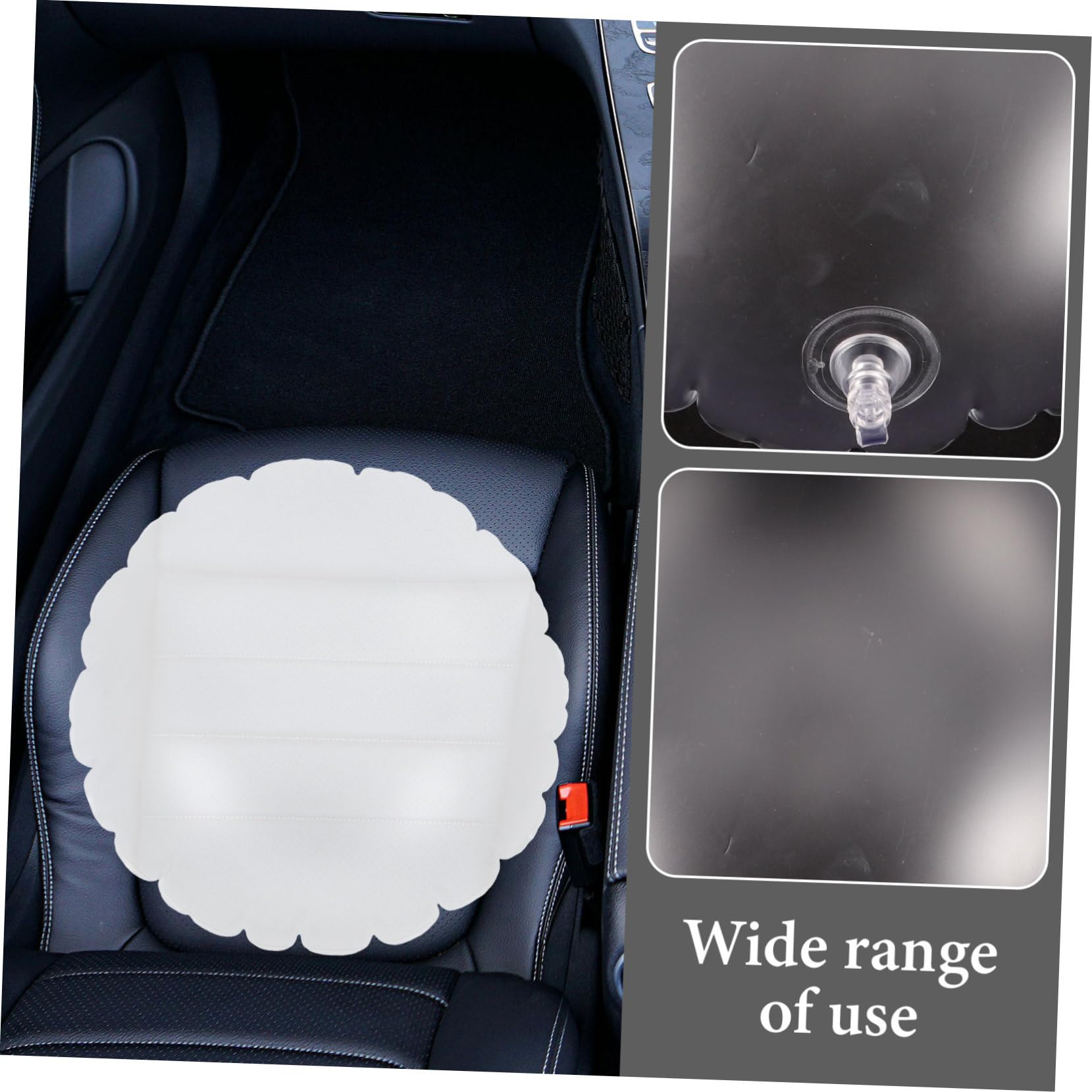 Cabilock 3stücke Aufblasbares Kissen Halbtransparentes Reisekissen Tragbares Kissen Für Auto Und Outdoor Komfortable Unterstützung Für Kopf Und Nacken Leicht Und