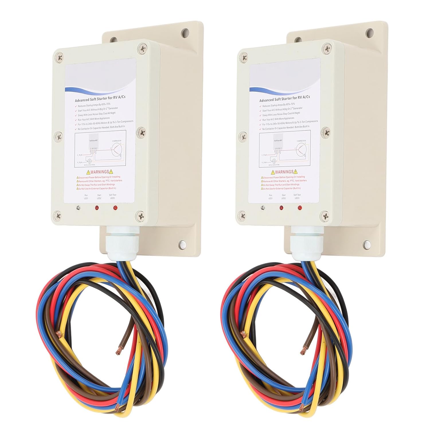 RV Air Conditioner Soft Start Kit Water SSRV3T for Trailer Motorhome