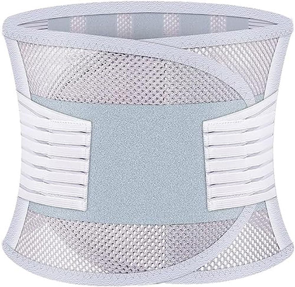 Nuova Cintura di Supporto per la Schiena per alleviare Il Dolore Lombare, Cintura di Supporto Lombare Leggera, Traspirante ed Elastica per Palestra e Lavoro da Donna e Uomo.