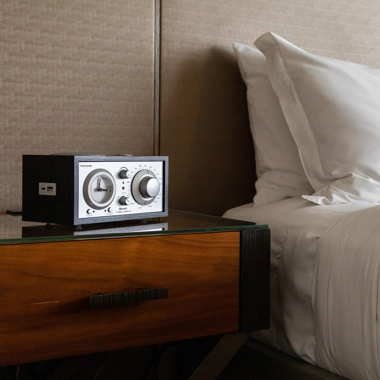 Amazon.com: Tivoli Audio Model Three Bluetooth Clock Radio with