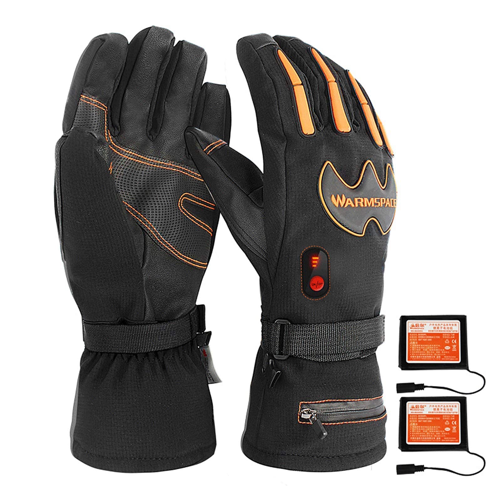 Gants chauffants pour mains froides et sensibles avec batterie longue durée 4-8H étanche