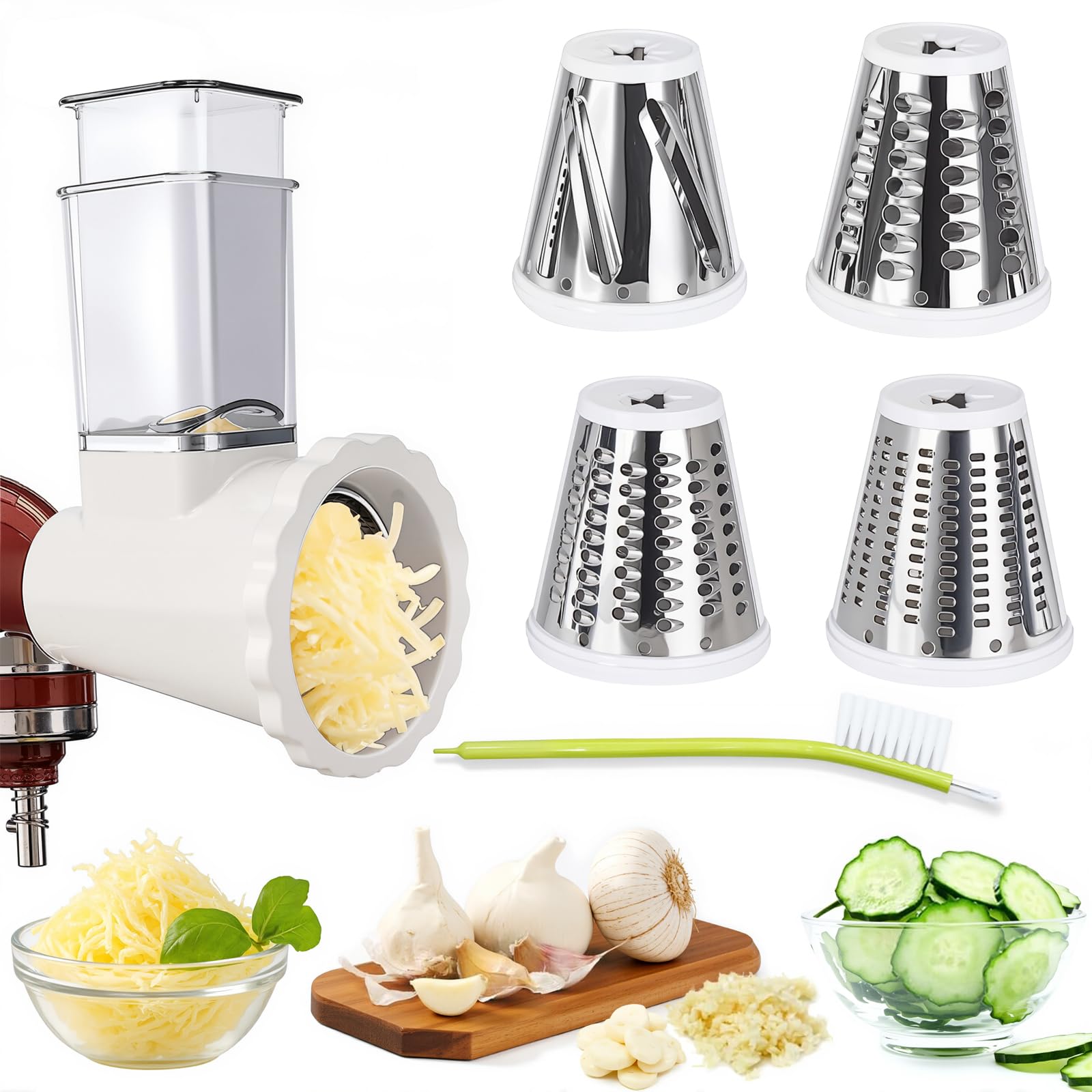プレデター Sang Lee CRM2 バット＋エクステンションセット Upgraded Slicer/Shredder Attachments for All KitchenAid Stand