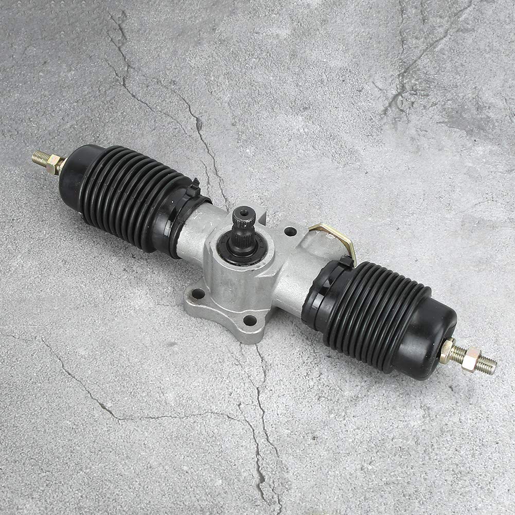 Eje de engranaje de dirección,eje de engranaje de dirección asistida de acero inoxidable de 360 ​​mm apto para accesorios de piezas de bicicleta ATV UTV DIY