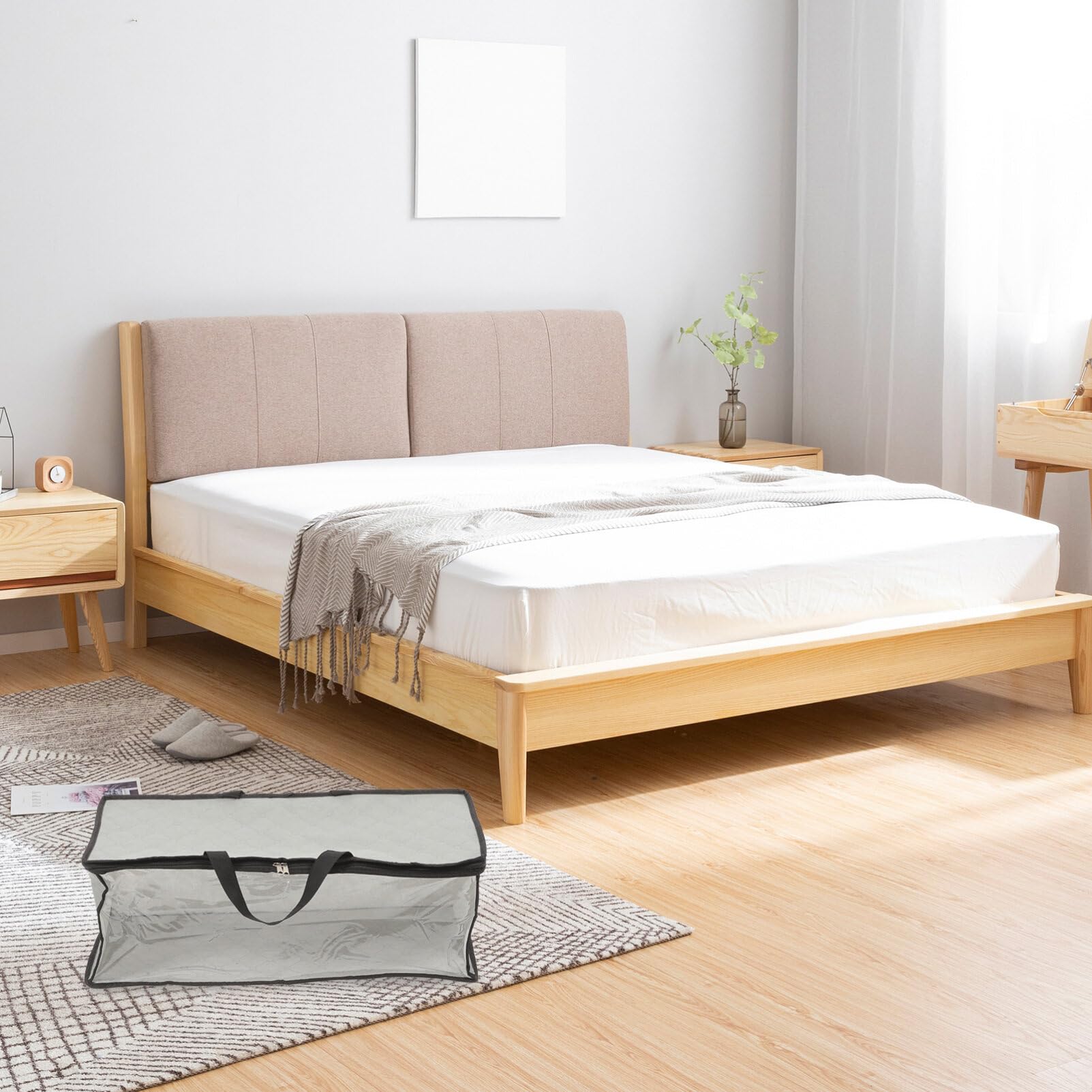 Gadpiparty Baseball Cap Storage Bag Hat Organizer Pouch Portable Hat Case for Caps Non-woven Simple Design Bedroom Living Room Storage