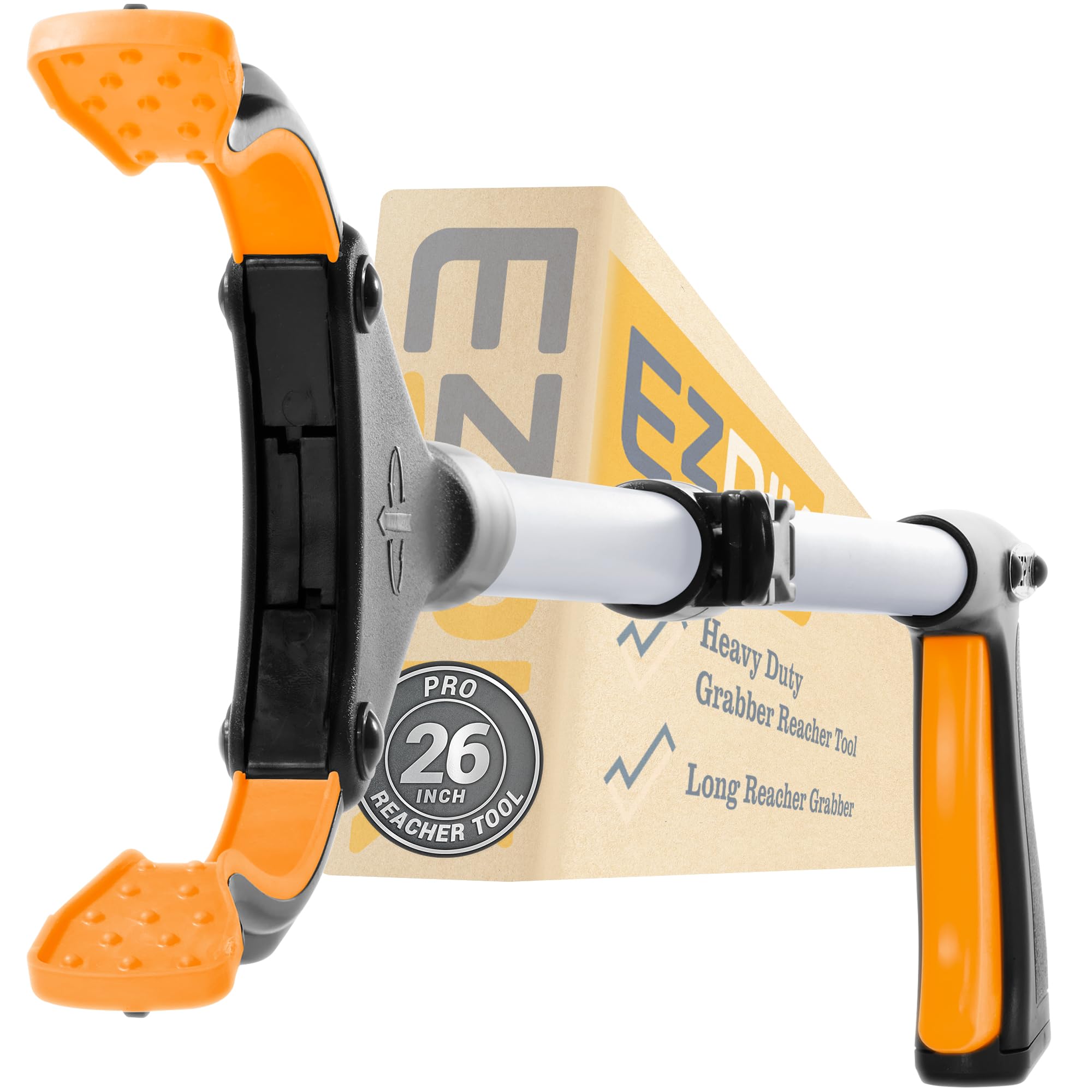 EZPIK Pro 26" Foldable Grabber Reacher Tool for Seniors - Grabbers for Elderly Reaching Tool Heavy Duty Pickup Trash Picker Upper Equipment - Claw Grabber Stick for Reaching Aids, Weed Gripper