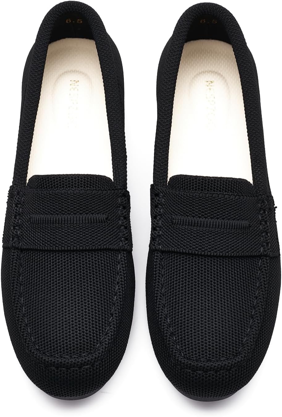 Women's Comfortable & Lightweight Knit Loafers Slip-On Memory Foam Flats with Arch Support, Non-Slip Rubber Sole for Business Casual, Work, Dressy & Walking Shoes - Image 6