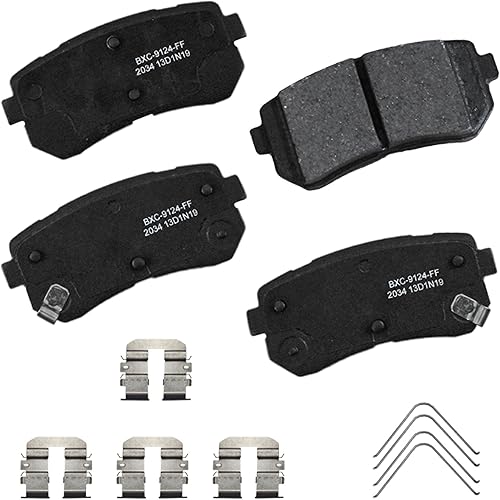 Miniatura 320 de Bendix Pastillas de freno traseras de cerámica Premium SBC1100 para Nissan Frontier 2024-2005, Xterra 2015-2005, Suzuki Equator 2012-2009