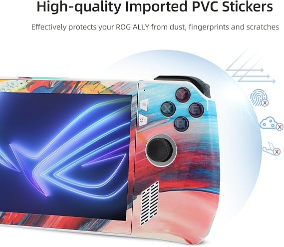 CamGo Hifylux Cover Stickers for ROG Ally (Orange Mech)